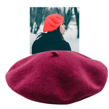 Carica l'immagine nel visualizzatore di Gallery, Berretto classico da donna in lana - Ozerty
