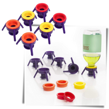 Carica l'immagine nel visualizzatore di Gallery, Confezione da 6 tappi versatili per bottiglie - Ozerty
