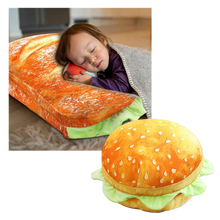 Carica l'immagine nel visualizzatore di Gallery, Cuscino ad hamburger in peluche - Ozerty

