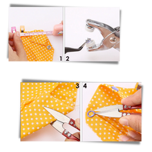 Carica l'immagine nel visualizzatore di Gallery, Confezione con bottone a pressione e pinza - Ozerty
