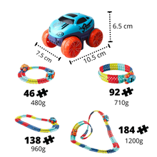 Carica l'immagine nel visualizzatore di Gallery, Auto ferroviaria flessibile giocattolo per bambini - Ozerty
