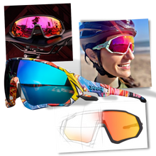 Carica l'immagine nel visualizzatore di Gallery, Occhiali da sole polarizzati per il ciclismo - Ozerty
