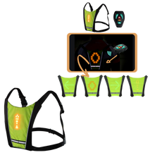 Carica l'immagine nel visualizzatore di Gallery, Gilet da ciclismo riflettente con LED - Ozerty
