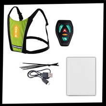 Carica l'immagine nel visualizzatore di Gallery, Gilet da ciclismo riflettente con LED - Ozerty
