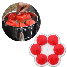 Carica l'immagine nel visualizzatore di Gallery, Confezione di 6 cuociuova a forma di fantasia - Ozerty
