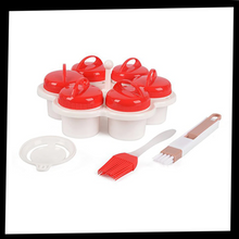 Carica l'immagine nel visualizzatore di Gallery, Confezione di 6 cuociuova a forma di fantasia - Ozerty
