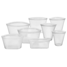 Carica l'immagine nel visualizzatore di Gallery, Confezione da 8 sacchetti in silicone per alimenti riutilizzabili
