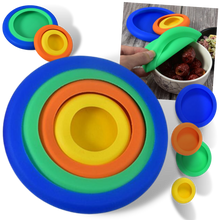 Carica l'immagine nel visualizzatore di Gallery, Confezione da 4 coperchi in silicone - Ozerty
