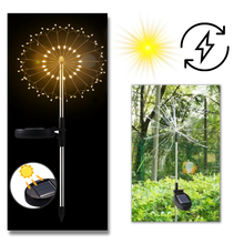 Carica l'immagine nel visualizzatore di Gallery, Luci elettriche del giardino a fuoco d'artificio - Ozerty, Luci Solari LED da Esterno Impermeabili Automatiche - Ozerty
