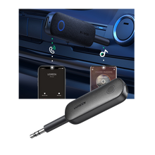 Carica l&#39;immagine nel visualizzatore di Gallery, Adattatore bluetooth senza fili con jack da 3.5 mm - Ozerty
