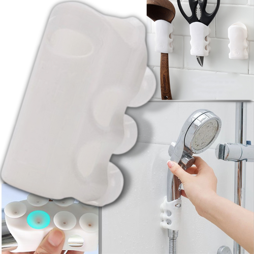 Supporto per soffione doccia ad aspirazione (confezione da 2) - Ozerty