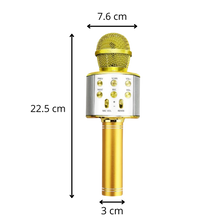 Carica l'immagine nel visualizzatore di Gallery, Microfono karaoke bluetooth senza fili - Ozerty
