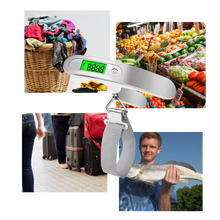 Carica l'immagine nel visualizzatore di Gallery, Bilancia digitale per bagagli
