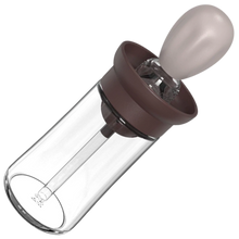 Carica l'immagine nel visualizzatore di Gallery, Bottiglia di olio in vetro con pennello
