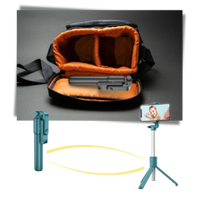 Carica l'immagine nel visualizzatore di Gallery, Bastone per selfie con treppiede
