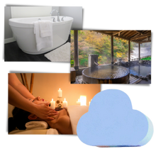 Carica l'immagine nel visualizzatore di Gallery, Bomba da bagno colorata al sale marino
