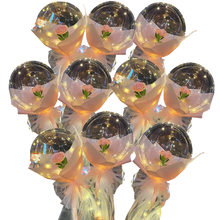 Carica l'immagine nel visualizzatore di Gallery, Bellissimo palloncino a LED con rosa
