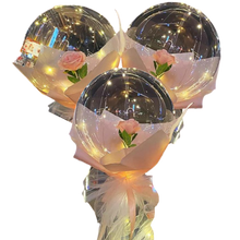 Carica l'immagine nel visualizzatore di Gallery, Bellissimo palloncino a LED con rosa
