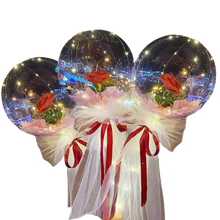 Carica l'immagine nel visualizzatore di Gallery, Bellissimo palloncino a LED con rosa - Ozerty
