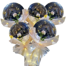 Carica l'immagine nel visualizzatore di Gallery, Bellissimo palloncino a LED con rosa
