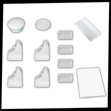 Carica l'immagine nel visualizzatore di Gallery, Confezione da 4 serrature magnetiche per armadietti di sicurezza per bambini - Ozerty

