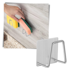 Carica l'immagine nel visualizzatore di Gallery, Confezione da 2 porta-spugna in acciaio inox - Ozerty
