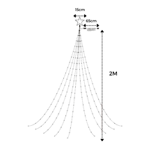 Carica l'immagine nel visualizzatore di Gallery, Albero di natale cascata di luci fatate - Ozerty
