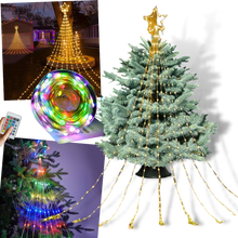 Carica l'immagine nel visualizzatore di Gallery, Albero di natale cascata di luci fatate - Ozerty
