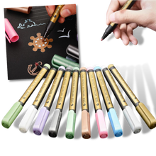 Carica l'immagine nel visualizzatore di Gallery, Confezione da 10 pennarelli colorati metallizzati - Ozerty
