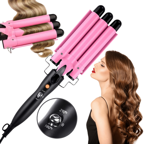 Arricciacapelli a triplo cilindro in ceramica - Ozerty