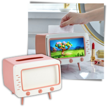 Carica l'immagine nel visualizzatore di Gallery, Distributore di fazzoletti con supporto per telefono - Ozerty
