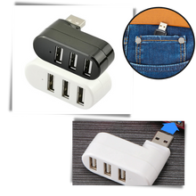 Carica l'immagine nel visualizzatore di Gallery, Adattatore rotante USB multiporta
