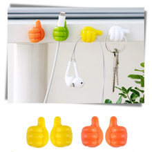 Carica l'immagine nel visualizzatore di Gallery, Confezione da 20 ganci da parete con pollice in su
