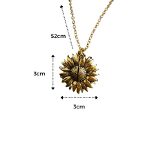 Carica l'immagine nel visualizzatore di Gallery, Ciondolo a forma di girasole - Ozerty
