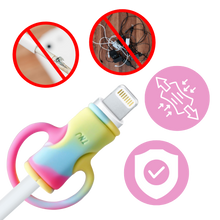 Carica l'immagine nel visualizzatore di Gallery, Avvolgicavo in silicone 2 in 1 - Ozerty
