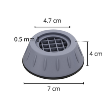 Carica l'immagine nel visualizzatore di Gallery, Confezione di 4 cuscinetti di gomma antivibrazione - Ozerty
