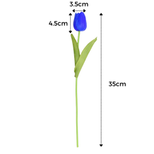 Carica l'immagine nel visualizzatore di Gallery, Fiore di tulipano artificiale (10 pezzi) - Ozerty
