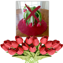 Carica l'immagine nel visualizzatore di Gallery, Fiore di tulipano artificiale (10 pezzi) - Ozerty
