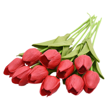 Carica l'immagine nel visualizzatore di Gallery, Fiore di tulipano artificiale (10 pezzi)
