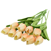 Carica l'immagine nel visualizzatore di Gallery, Fiore di tulipano artificiale (10 pezzi)
