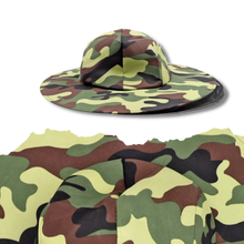 Carica l'immagine nel visualizzatore di Gallery, Cappello da apicoltura mimetico con velo di nylon a rete
