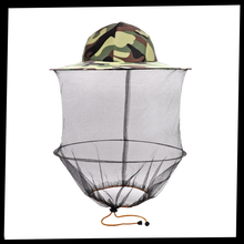 Carica l'immagine nel visualizzatore di Gallery, Cappello da apicoltura mimetico con velo di nylon a rete - Ozerty
