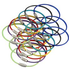 Carica l'immagine nel visualizzatore di Gallery, Confezione di portachiavi in filo flessibile
