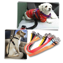 Carica l'immagine nel visualizzatore di Gallery, Cintura di sicurezza regolabile e durevole per cani per auto - Ozerty
