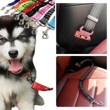 Carica l'immagine nel visualizzatore di Gallery, Cintura di sicurezza regolabile e durevole per cani per auto - Ozerty
