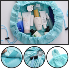 Carica l'immagine nel visualizzatore di Gallery, Borsa per il trucco pieghevole con coulisse
