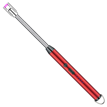 Carica l'immagine nel visualizzatore di Gallery, Accendino da cucina antivento ricaricabile
