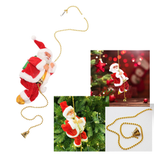 Carica l'immagine nel visualizzatore di Gallery, Decorazione Babbo Natale elettrico rampicante  - Ozerty
