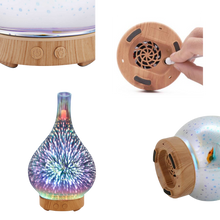Carica l'immagine nel visualizzatore di Gallery, Diffusore di olio essenziale con vaso a forma di fuochi d'artificio
