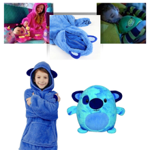 Carica l&#39;immagine nel visualizzatore di Gallery, 2 in 1 felpa con cappuccio peluche pieghevole - Ozerty
